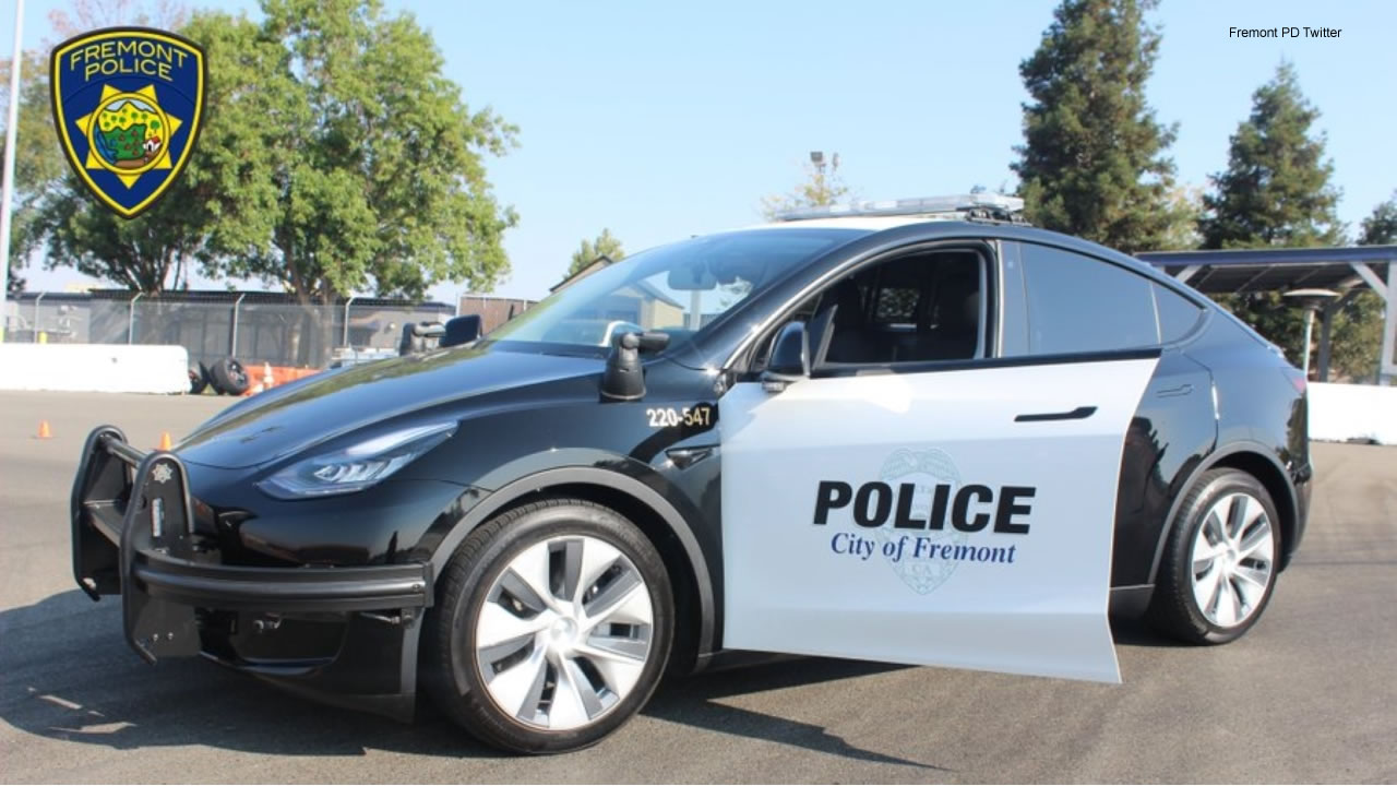 Fremont, CA Police Tesla Model Y